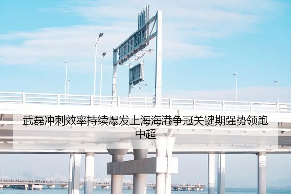 武磊冲刺效率持续爆发上海海港争冠关键期强势领跑中超