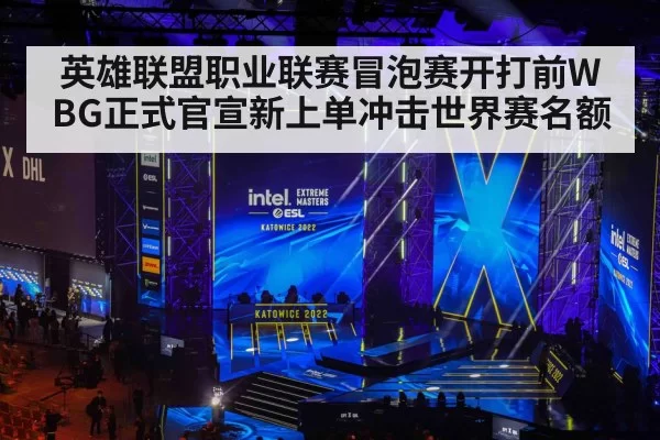 英雄联盟职业联赛冒泡赛开打前WBG正式官宣新上单冲击世界赛名额